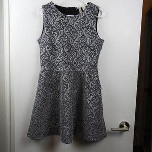 H&M Silver Glitter Dress in Medium
